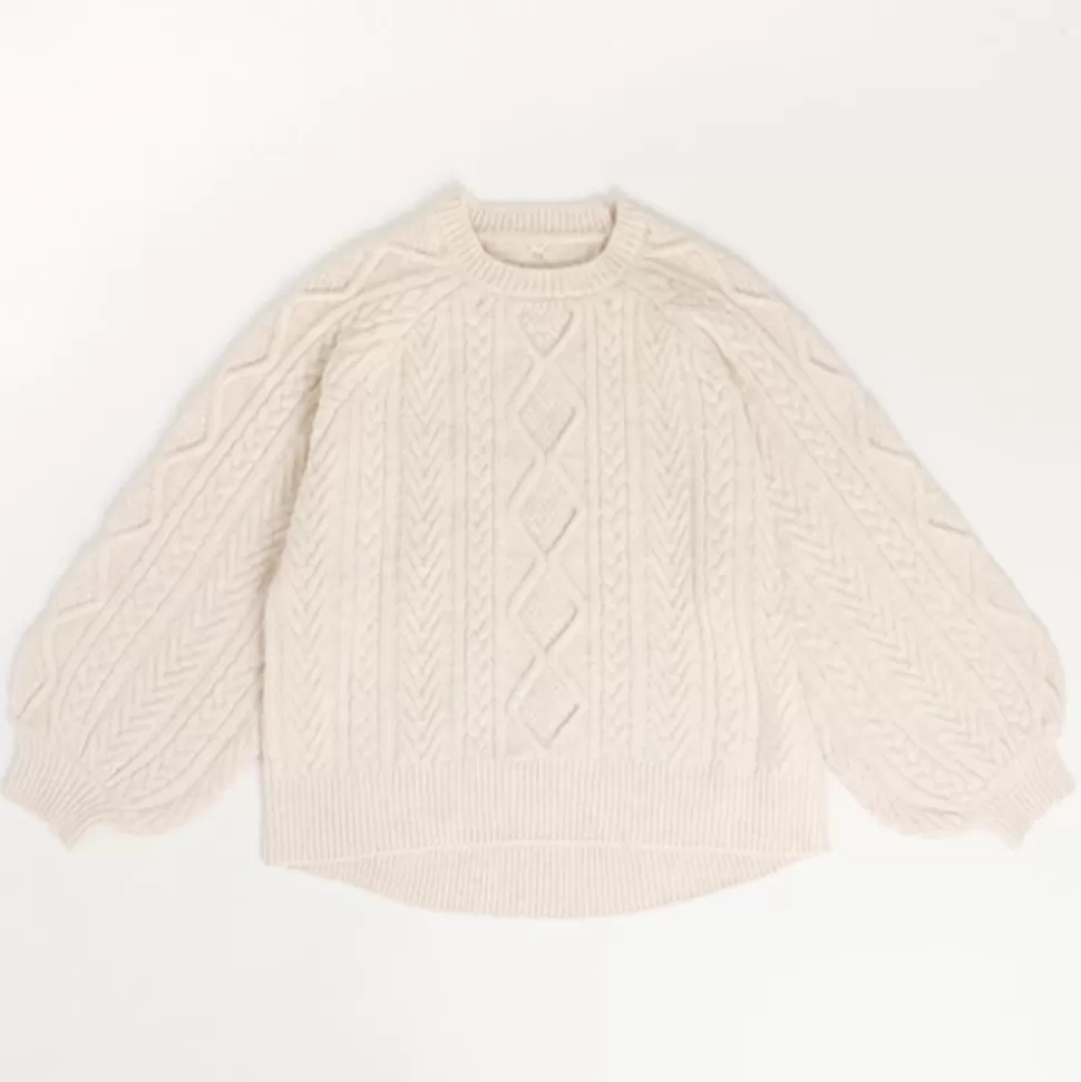 Tops*MonCheri Cable Alan Knit Knit