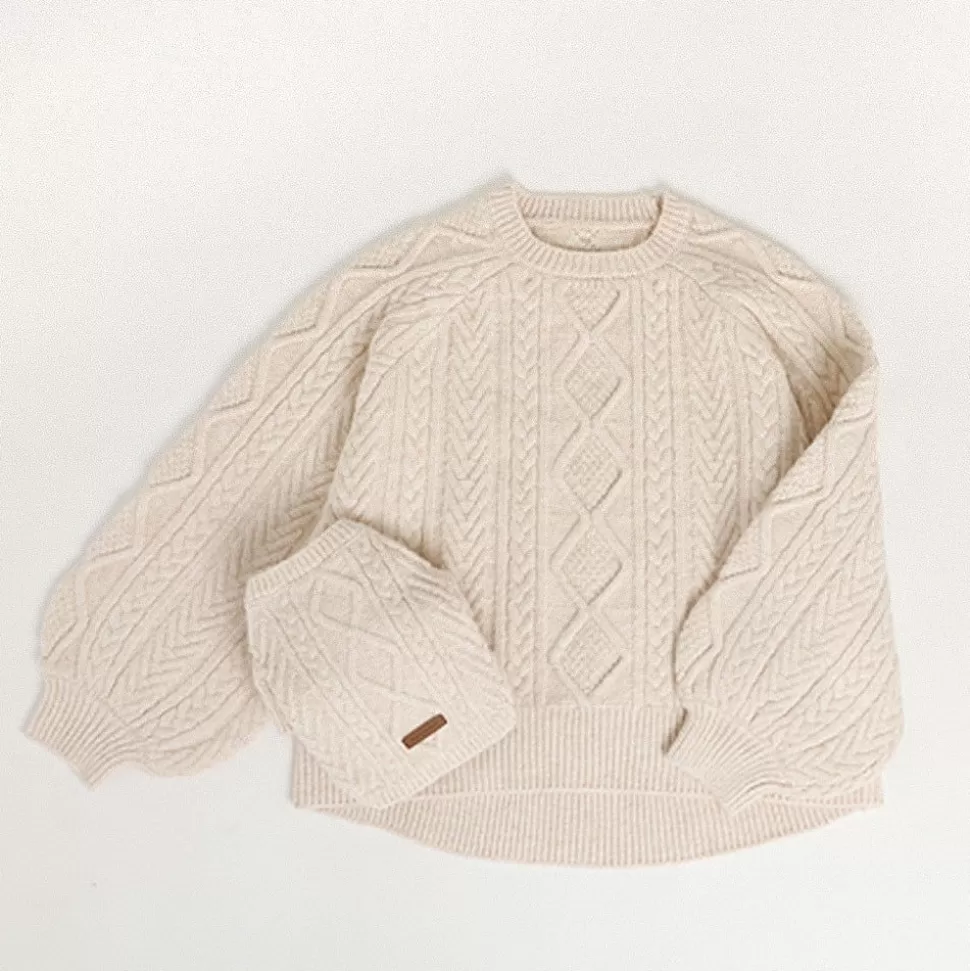 Tops*MonCheri Cable Alan Knit Knit