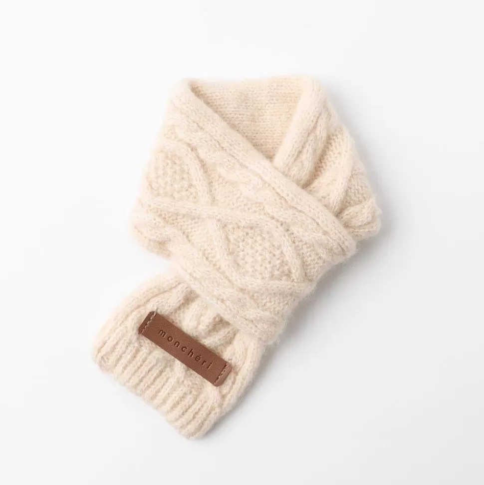 Other*MonCheri Cashmere Mixed Cable Muffler