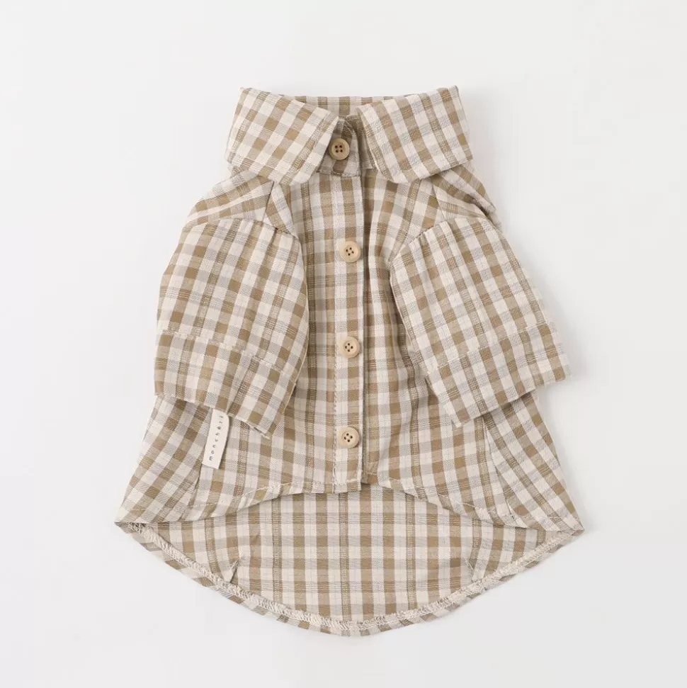 Tops*MonCheri Check Shirt