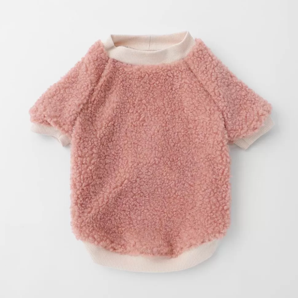 Tops*MonCheri Coloring Boa Pullover