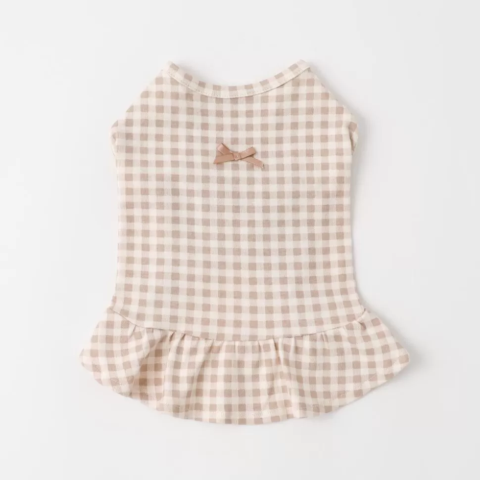 One Piece*MonCheri Cool Gingham Check Frill Dress