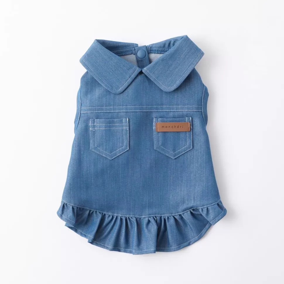 One Piece*MonCheri Denim Pocket One Piece Blue