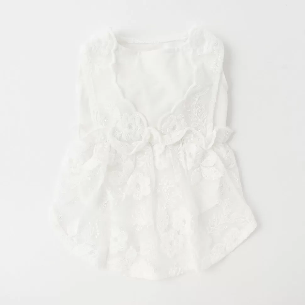 One Piece*MonCheri Frilled Lace One-Piece With Top Tops