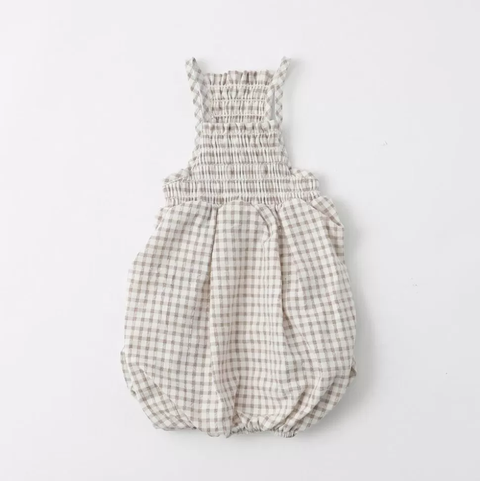 Bottom*MonCheri Gingham Check Cabocho Pants