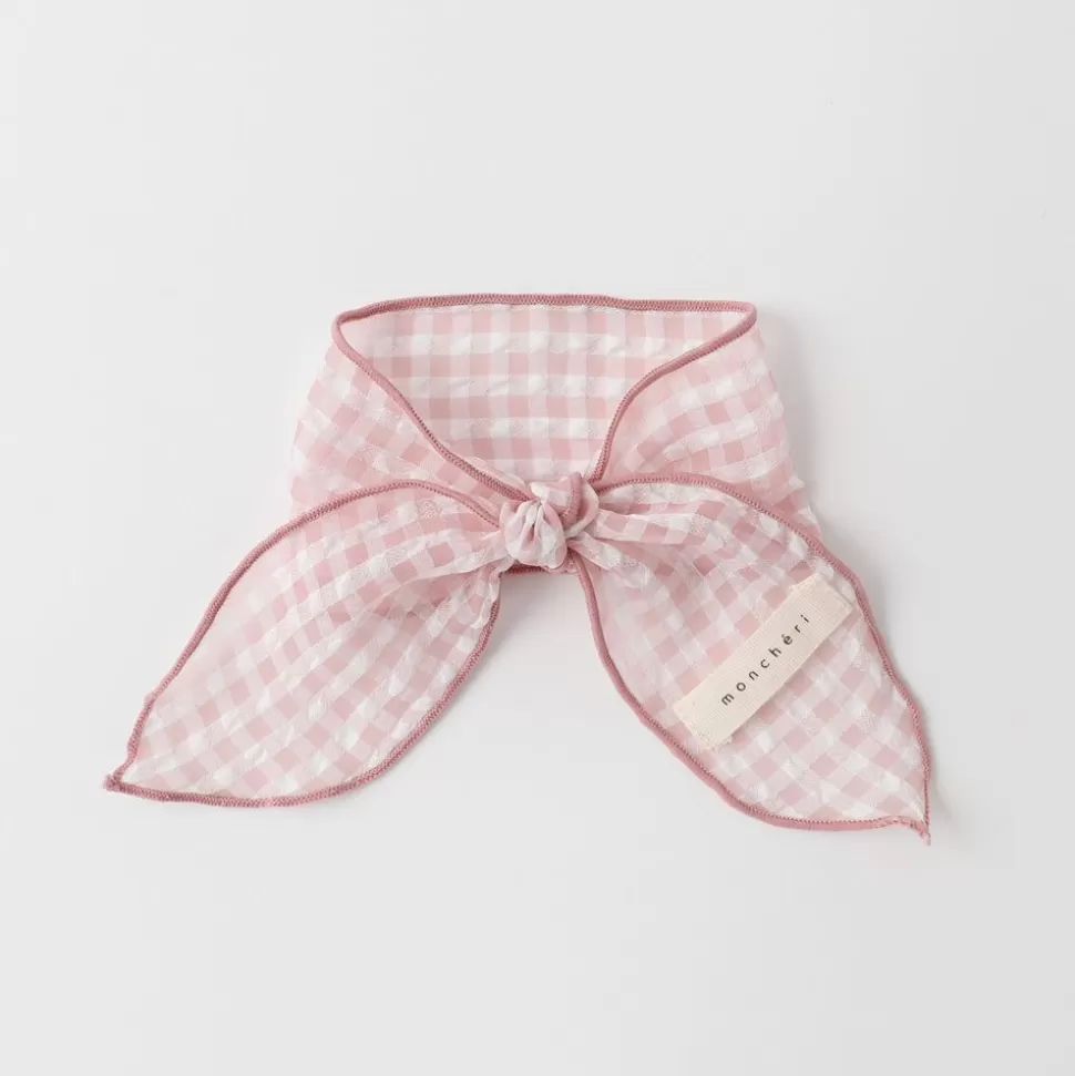 Other*MonCheri Gingham Check Shas Curf Bandana