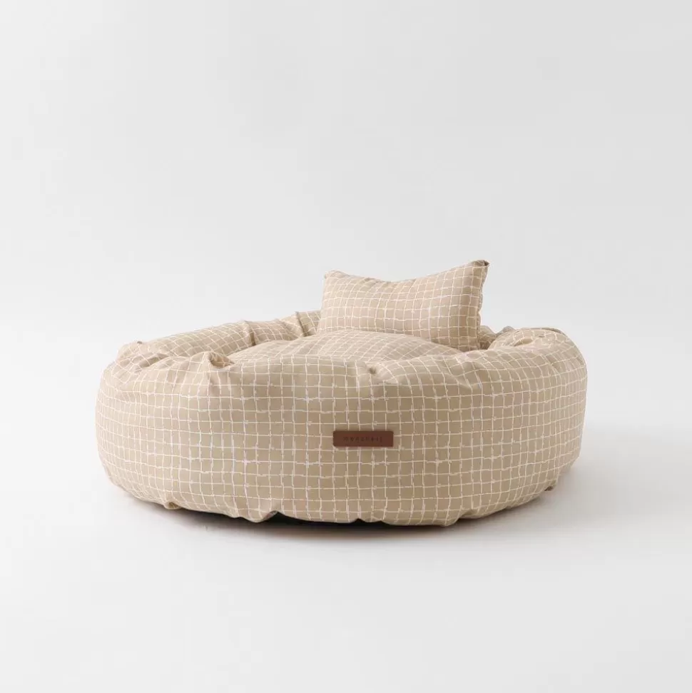 Interior*MonCheri Graph Check Cushion Bed (Pillow Set)