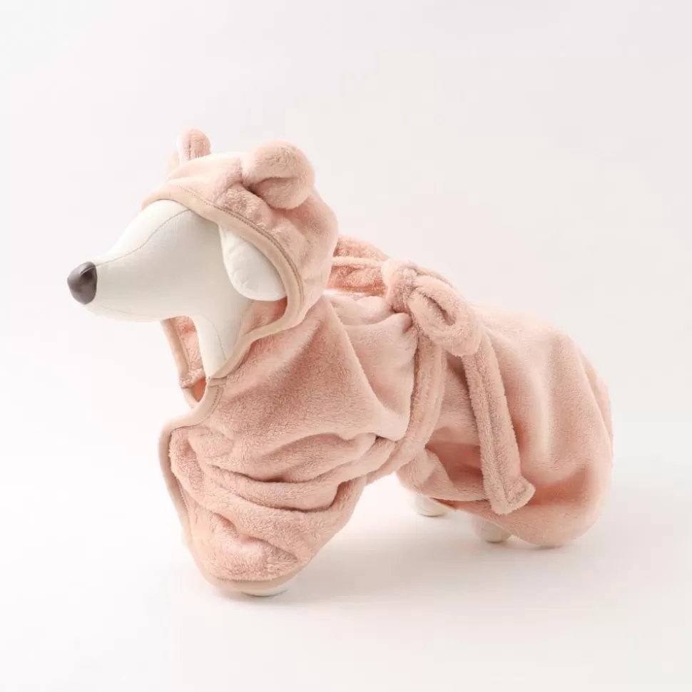 Other*MonCheri Kuma Hood Pet Bathrobe