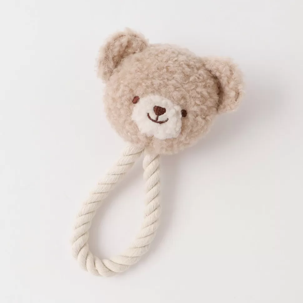 Toy*MonCheri Kuma Rope Stuffed Toy Beige