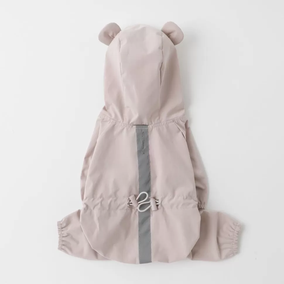 Rompers*MonCheri Kuma-San Dogle Incort + Pouch Beige