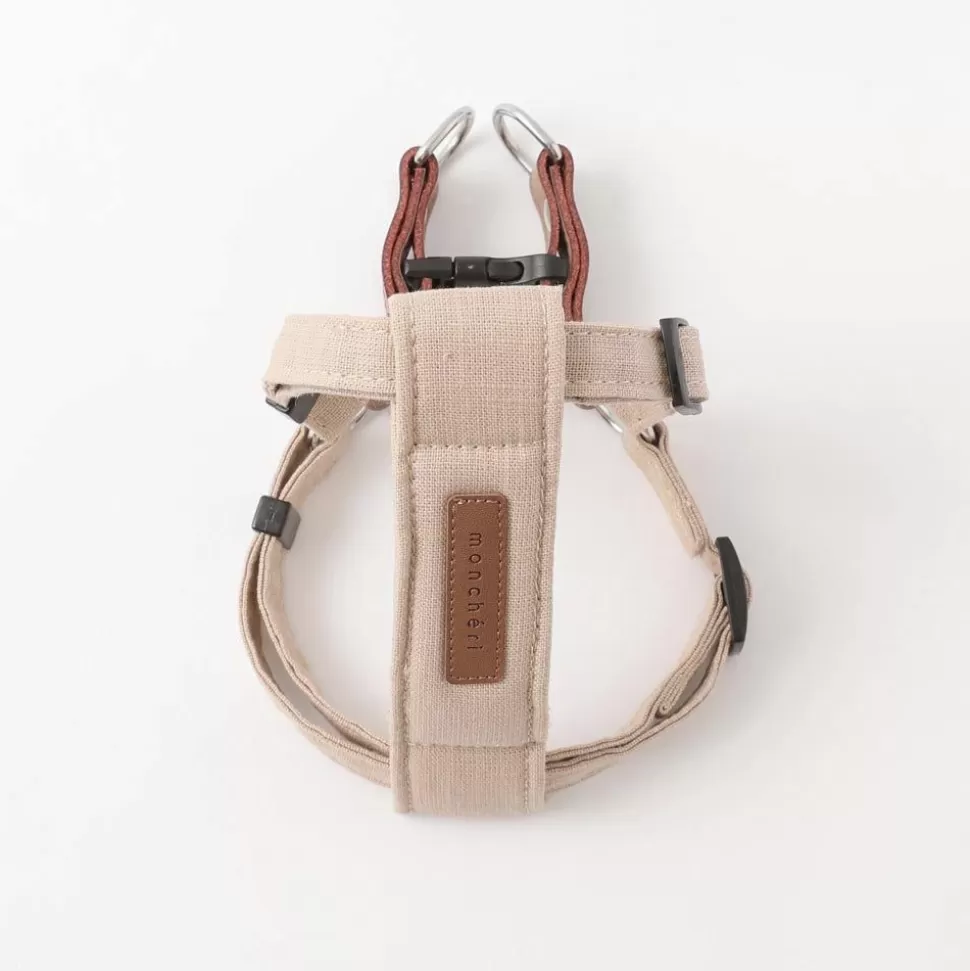 Collar / Lead / Harness*MonCheri Leather Linen Harness