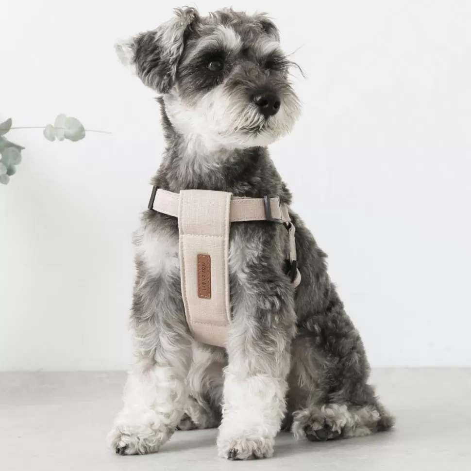 Collar / Lead / Harness*MonCheri Leather Linen Harness