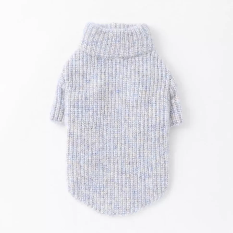 Tops*MonCheri Mix High Neck One-Piece Knit