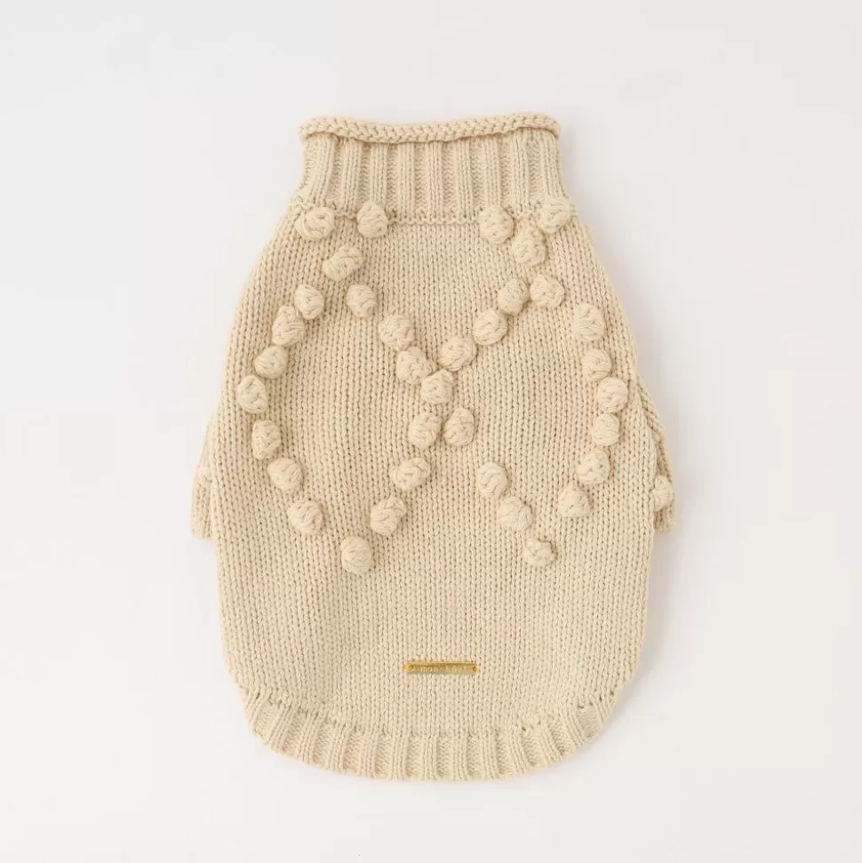 Tops*MonCheri Popcorn High Neck Knit