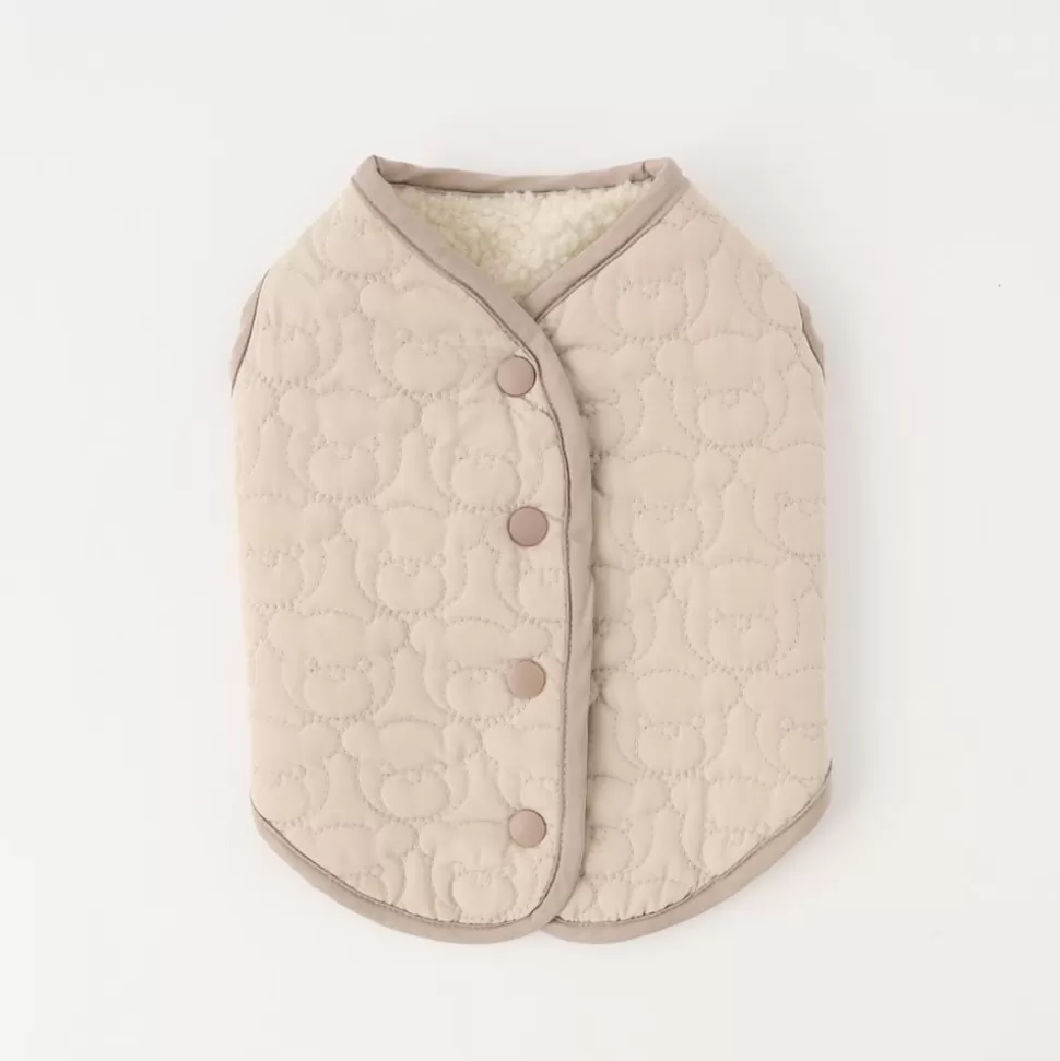 Outer*MonCheri Reversible Boa Kuma -San Quilting Jacket