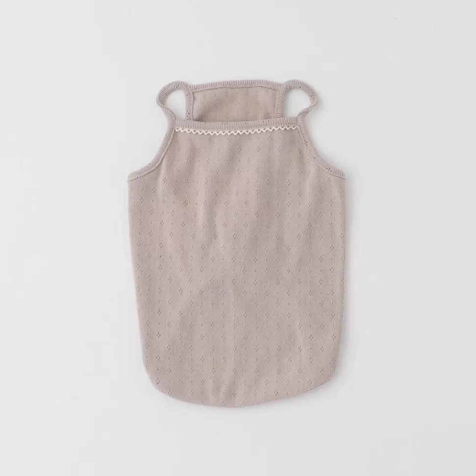 Tops*MonCheri Summer Knit Camisole Beige