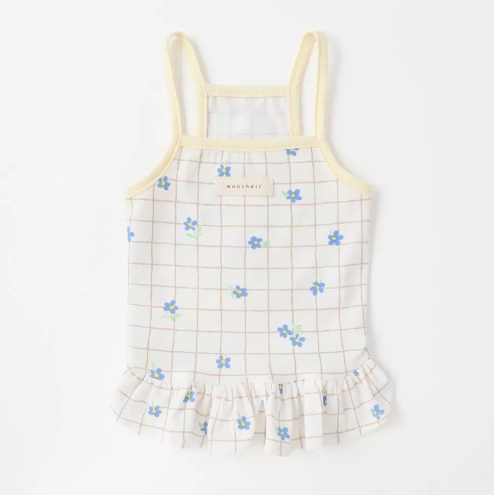 One Piece*MonCheri Window Pen Check Flower Camisole